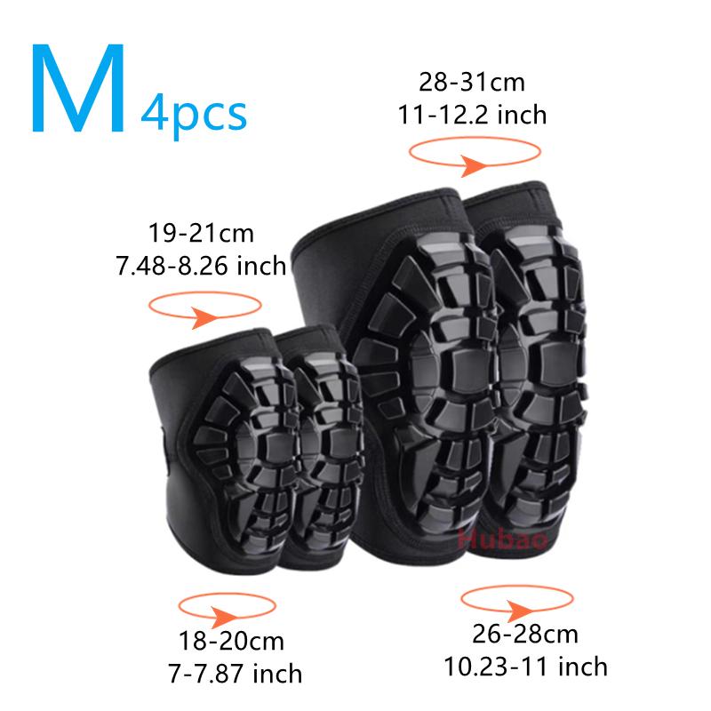 Children's Adults Soft Knee Pads Elbow Padst Roller Skates Balance Bicycle Riding Ski Outdoor Sports Safety Protective Gear