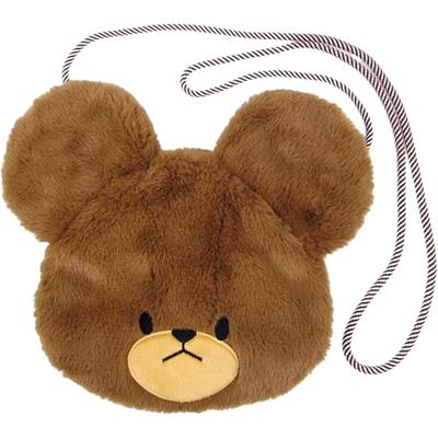 Nakajima Corporation Kuma No Gakkou Plush Shoulder Bag 201003-24 Bear Design Portable Accessory