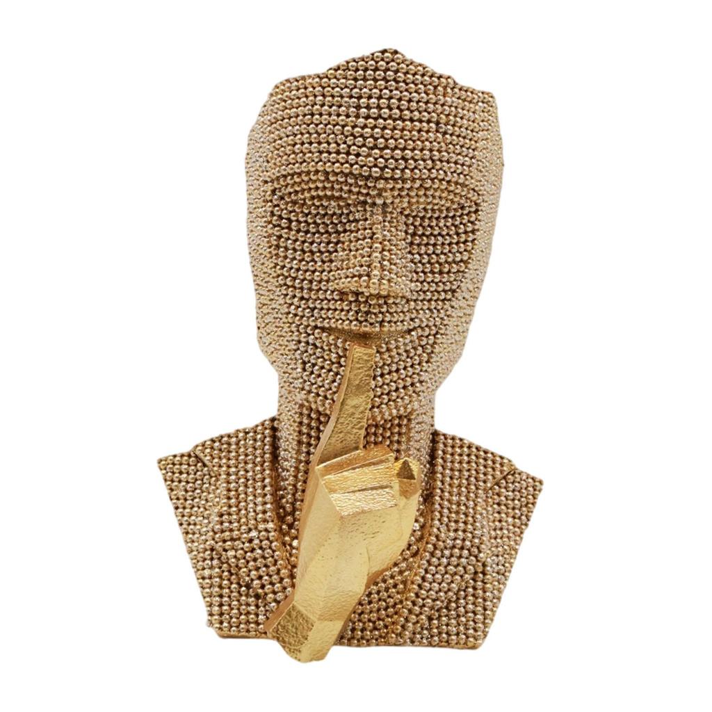 Abstract Face Sculpture Desktop Decor Birthday Gift Resin Figurine Collectible Modern Statue for