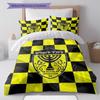 Beitar Jerusalem Pattern Bedding,Quilt Set Quilt Cover Pillowcase Home Birthday Gift(1 * Duvet Cover + 2 * Pillowcase, Without Core)