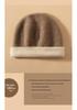 Women's Double-Sided 100% Pure Cashmere Beanie - Versatile Warm Knit Hat for Autumn/Winter