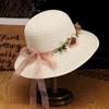 Women's Foldable Summer Beach Hat - Large Brim, Anti-UV, Floral Straw Sun Protection Hat