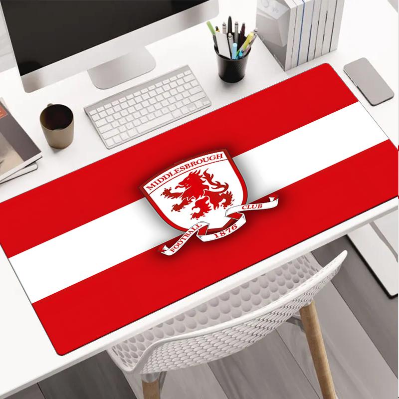 Middlesbrough Football Club Crest Mouse pad, Gaming Mouse Pad, keyboard pad, Desk Decor for computer notebook Fan Gift Birthday Gift