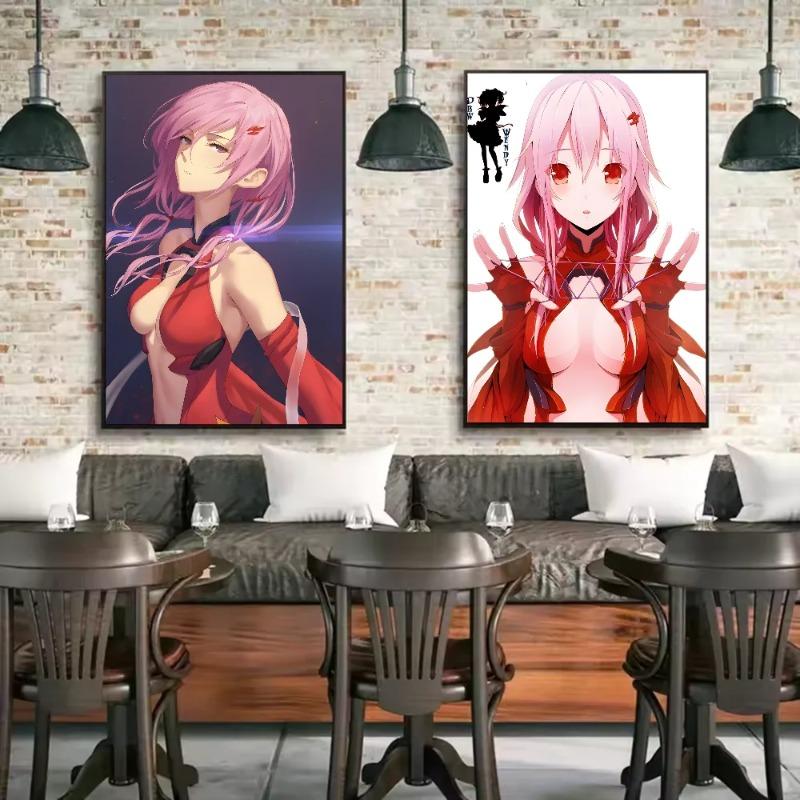 Guilty Crown Poster HD Art Sticky Wall Waterproof Home Living Room Bedroom Bar Aesthetic Decoration