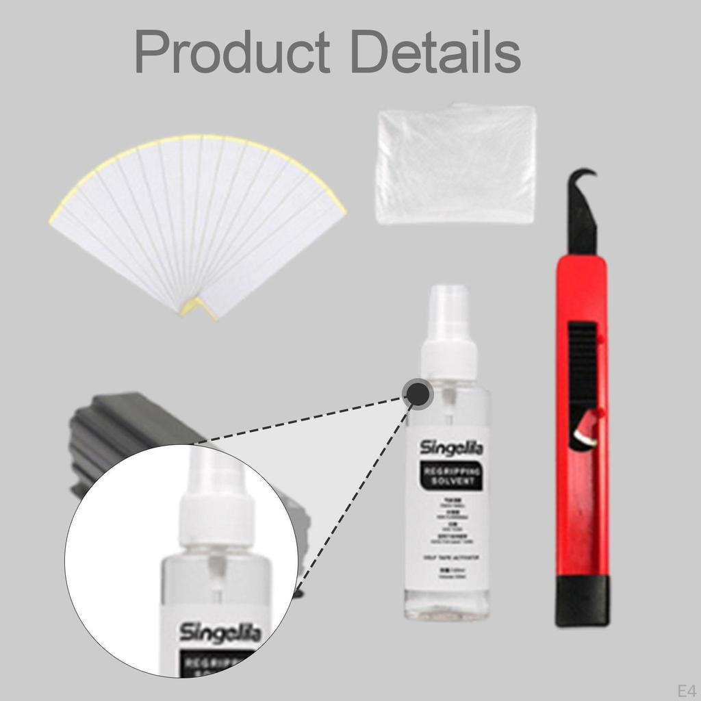 Golf Grip Kits for Regripping Clubs Double Sided Adhesive Tape Set