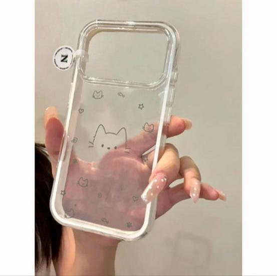 

Graffiti Small Animals 2-in-1 Soft Case for Apple 17 Pro Max, Compatible with iPhone 13, 14, 15, 16, 13 Pro, 11. Apple 17 Heart Camera