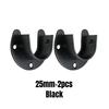 2PCS 304 Stainless Steel Closet Rod Bracket 25/32mm Flange Seat,Wardrobe Hanger Rod Base Curtain Rod Holder Pole Sockets Support