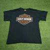 Vintage Harley Davidson Großes Logo Shirt Größe L Ausgeblichen Finanzdienstleistungen Unisex T-Shirt