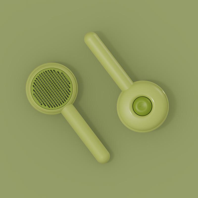 Self-Cleaning Eco-Friendly Pet Brush Cats Puppies Rabbits Deep Cleaning Washable Comb Massaging Hair Remover Slicker Shedding