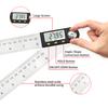 SHANHR 200mm/300 mm Digital Meter Angle Inclinometer Angle Digital Ruler Electron Goniometer Protractor Angle Finder