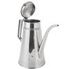 304 Stainless Steel Oil Pot Container with Lid Long Spout Leakproof Soy Sauce Vinegar Dispenser Oil