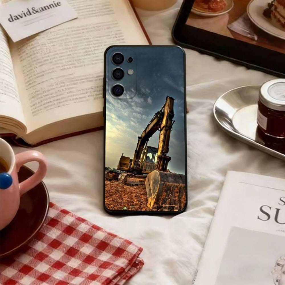

Excavator Phone Case Soft black For Samsung S25,S24,S21,S22,S23,S30,Ultra,S20,Plus,Fe,Lite Samsung S24fe