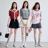 VICTORIA&VERA Women's Academy Style Pleated Mini Skirt