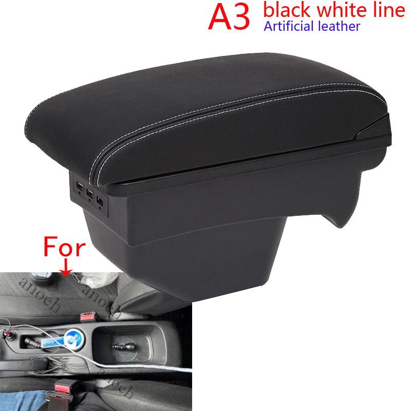 For Peugeot 308 T7 SW Armrest Box For Citroen C4 Car Armrest Retrofit Parts Storage Box USB Accessories 2008 2009 2010 2011 2012