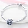 Original Charms Copper Plated Blue Demon'S Eye Beads Fit Bracelet Women Jewelry Making Diy Gift
