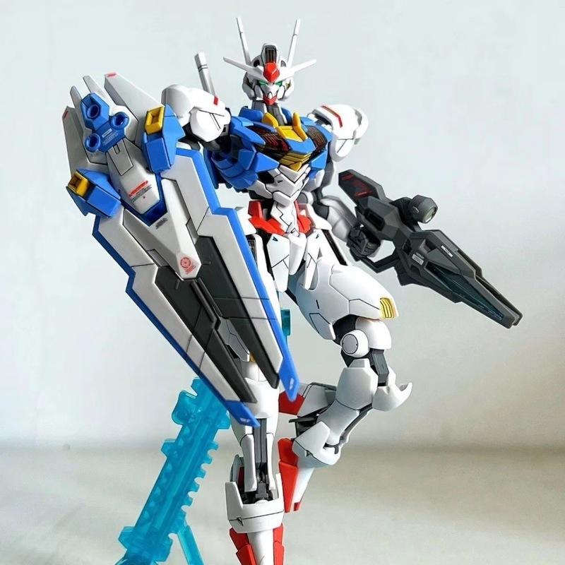 1144 Hg Bandan Gaodan The Witch From Mercury Aerial Original Gundam Model Doll Collection Desk Decoration Statue Ornament Toys