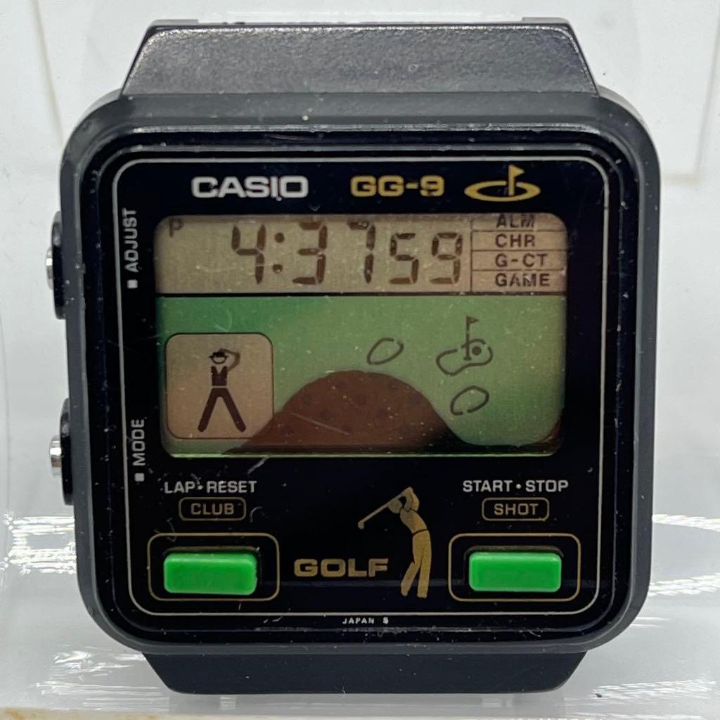 Used Super rare!CASIO 1980s GAME watch GG-9 battery replaced