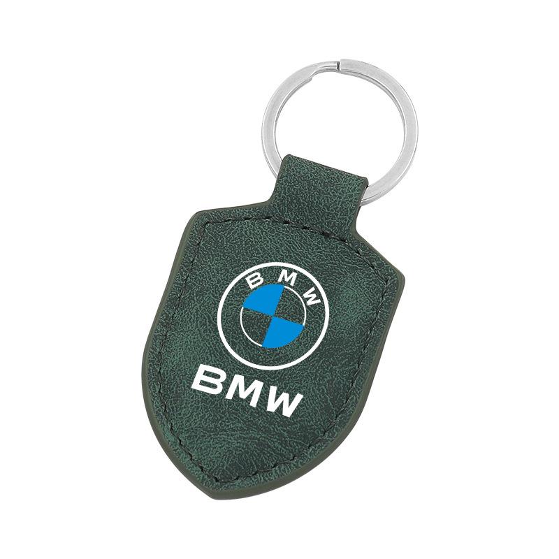 BMW 4 Series Keychain: Carbon Fiber Leather Pendant for 425i, 430i, 428i
