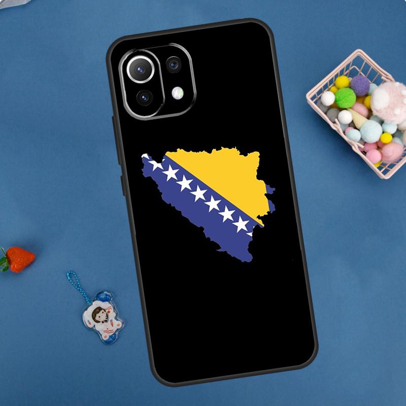Bosnia Flag Case For Xiaomi 11T 12T 13T 14T Pro 13 14 15 Ultra POCO X7 Pro X3 X5 X6 M6 F5 F6 Pro Cover