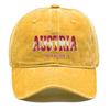 "AUSTRIA" "FORZA AUSTRIA" Flag Printed Snapback Baseball Cap , Adjustable Sun Hat Stylish Non-Stretch Fabric Casual Cozy Dad Hat