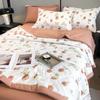 Woodpecker Linen-Feel Cotton Summer Quilt