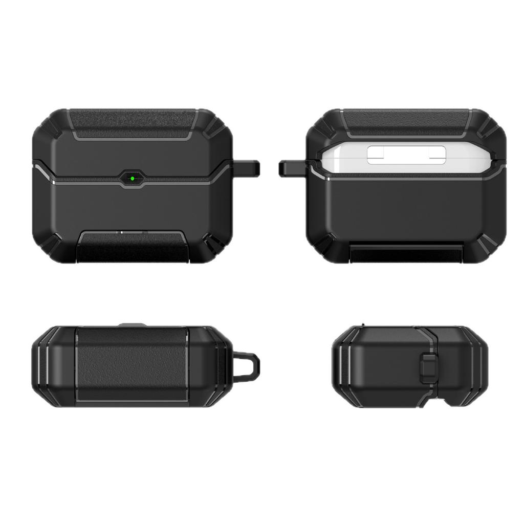 Applicable to Apple AirPod pro1 Bluetooth headset cover with bracket 1st generation anti-drop case Simple solid color protective cover New