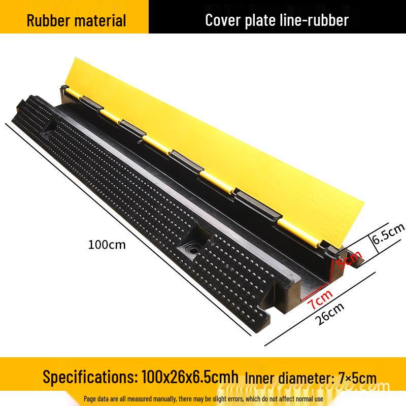 Rubber and Plastic Cable Protection Speed Bump