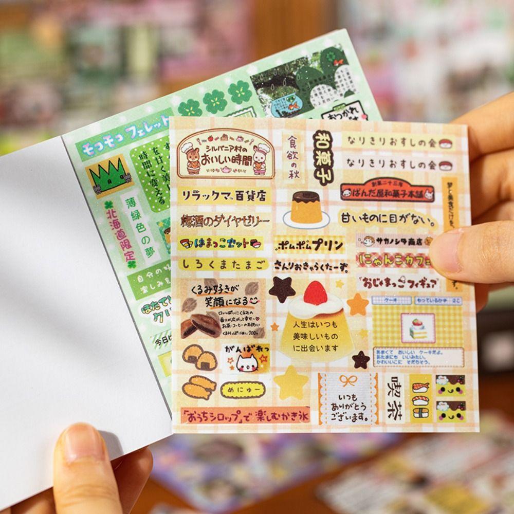 Happiness Notebook Series Sticker Book DIY Scrapbook Sticker Diary Sticker  Stationery Supplies