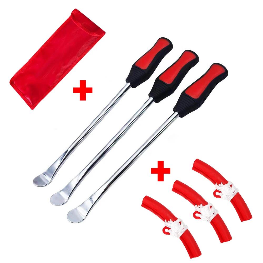 Tire Changing Lever Tools Motorcycle Tyre Repair Auto Spoon Wheel Kit 31CM Bike Tire Levers Spoon Rim Protector Tire Repair Tool
