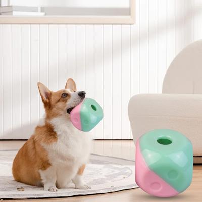 Haustier Leckage Lebensmittel Ball Langlebig Biss Resistent Würfel Form Interaktive Hund behandeln Spender Spielzeug Pet Supplies