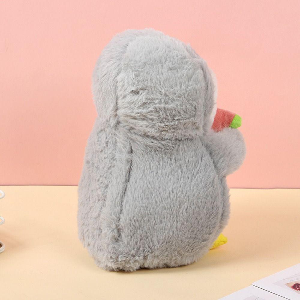 Simulation Penguin Breathing Toy Heart Baby Breath Toy Cute Penguin Soothes Plush Toy  Kids Toy