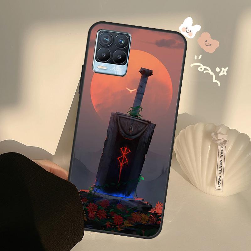 Berserk Guts Anime Per OnePlus 10 Pro 9 Pro 8T Nord2 9R Custodia Per Realme GT 2 Pro 7 8 GT Neo2 9i 8i C21 Coque