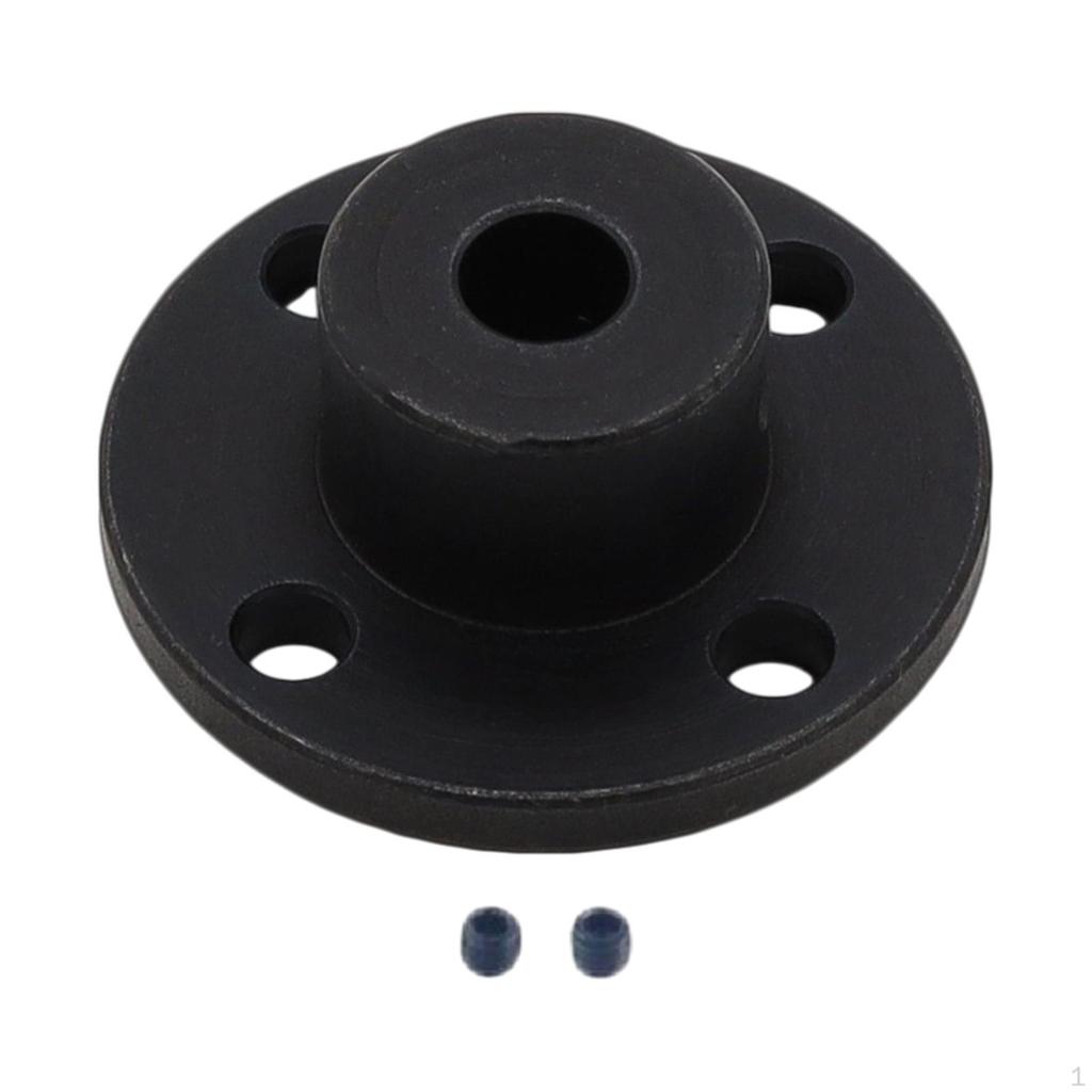 Flange Shaft Coupling Connector Durable Parts Accessories with Fastening Screw DIY