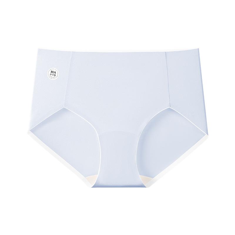 Large Size Female Spring and Autumn 10a Antibacterial Sports High Split Anti   Clamping Hip No Trace Briefs