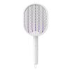 3-in-1 Folding Electric Mosquito Swatter & Lamp: Rechargeable, Multifunctional, Automatic Luring, Hangable Mosquito Killer.