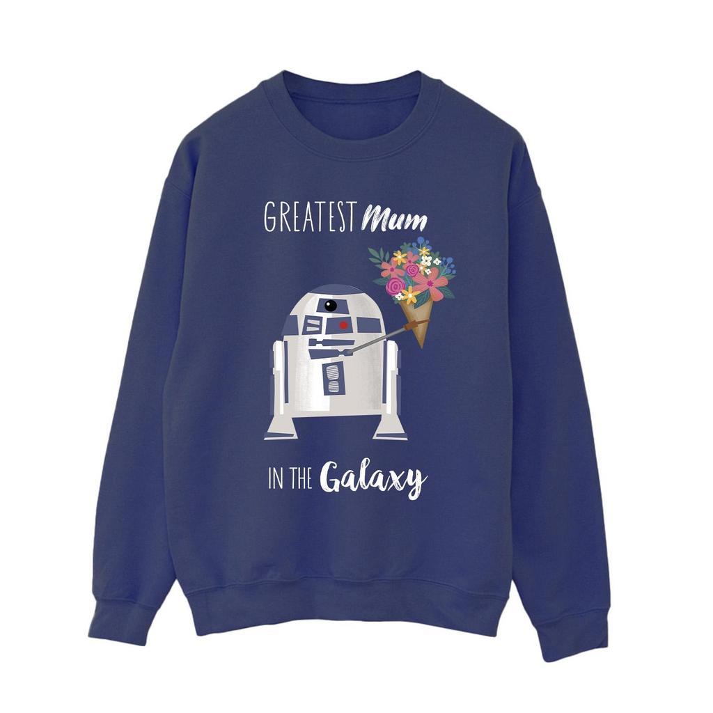 Star Wars Womens/Ladies R2D2 Greatest Mum Sweatshirt