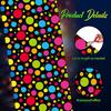 Mixweer 118 x 39 Inch Disposable Circle Dot Neon Dance Floor 80 90s Party Decorations DIY Plastic PE Dance Floor Neon Carpet Runner Aisle Runner