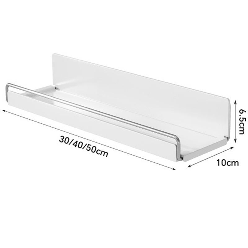 Kitchen Spice Storage Racks Punch-Free Wall Mounted Sundries Organization Metal Shelf Home Multifunctional Metal Seasoning Frame