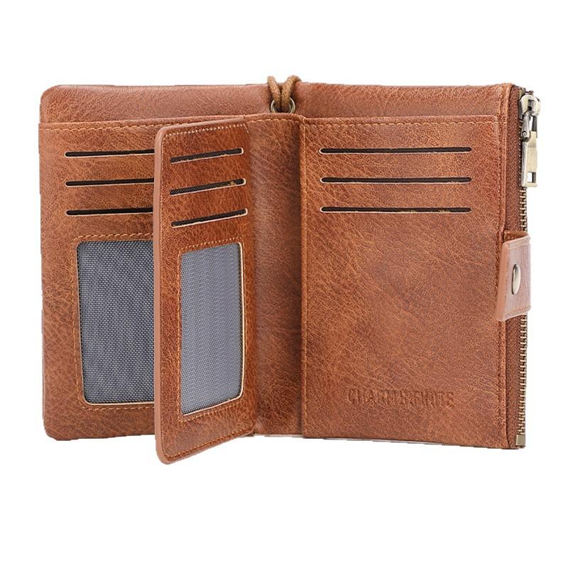 RFID blocking women wallet pu leather large capacity zipper credit card holder purse wallets