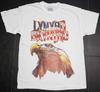 Lynyrd Skynyrd T-shirt Licensierad 2-sidig Konsert-Tee Herr S Överdimensionerad Vit Ny