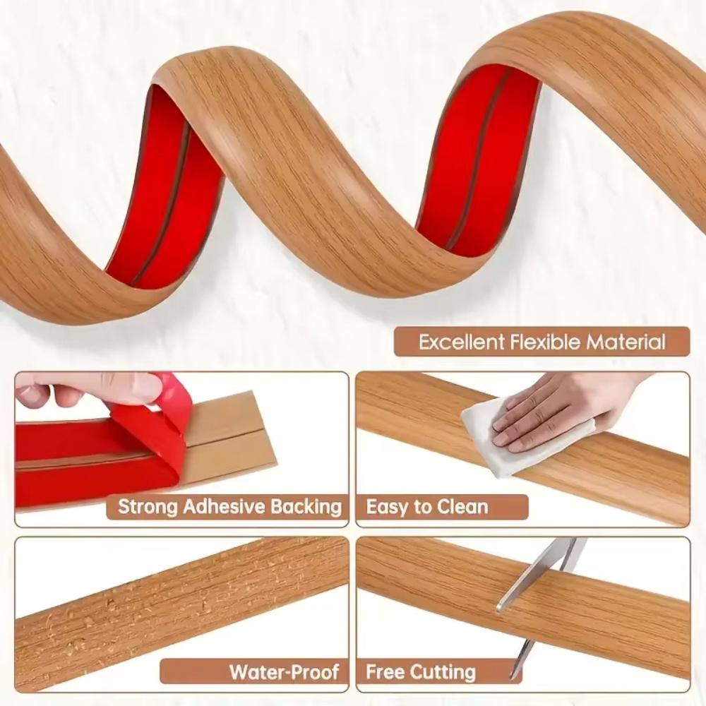 1pc 3meters/118.11in Floor Cord Cover Self-Adhesive Power Extension Wiring Duct Cable Protector Home Outdoor Wire Organizer