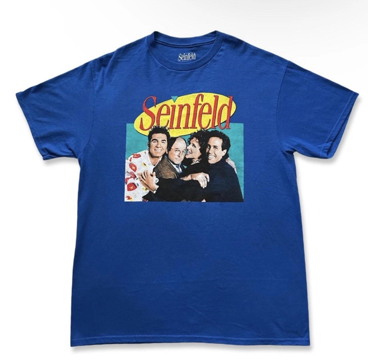 

Seinfeld Comedy Funny Y2K Retro Vintage Style Tee Shirt Mens Sz L S