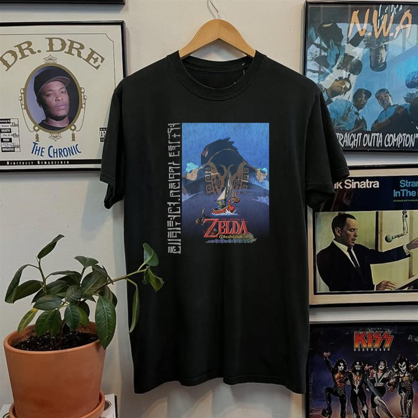 2002 The Legend Of Zelda The Windwaker - Classic T-Shirt Black S M