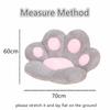 70*60cm Cat Paw Plush Pillow Cute Soft Stuffed Floor Cushion Chair Sofa Butt Pad for Home Room Decoration Office Nap Pillow