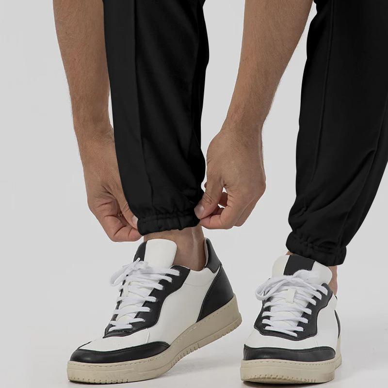 Neuer Stil Sporthose Herren Frühling und Herbst Einfarbig Freizeithose Jogginghose