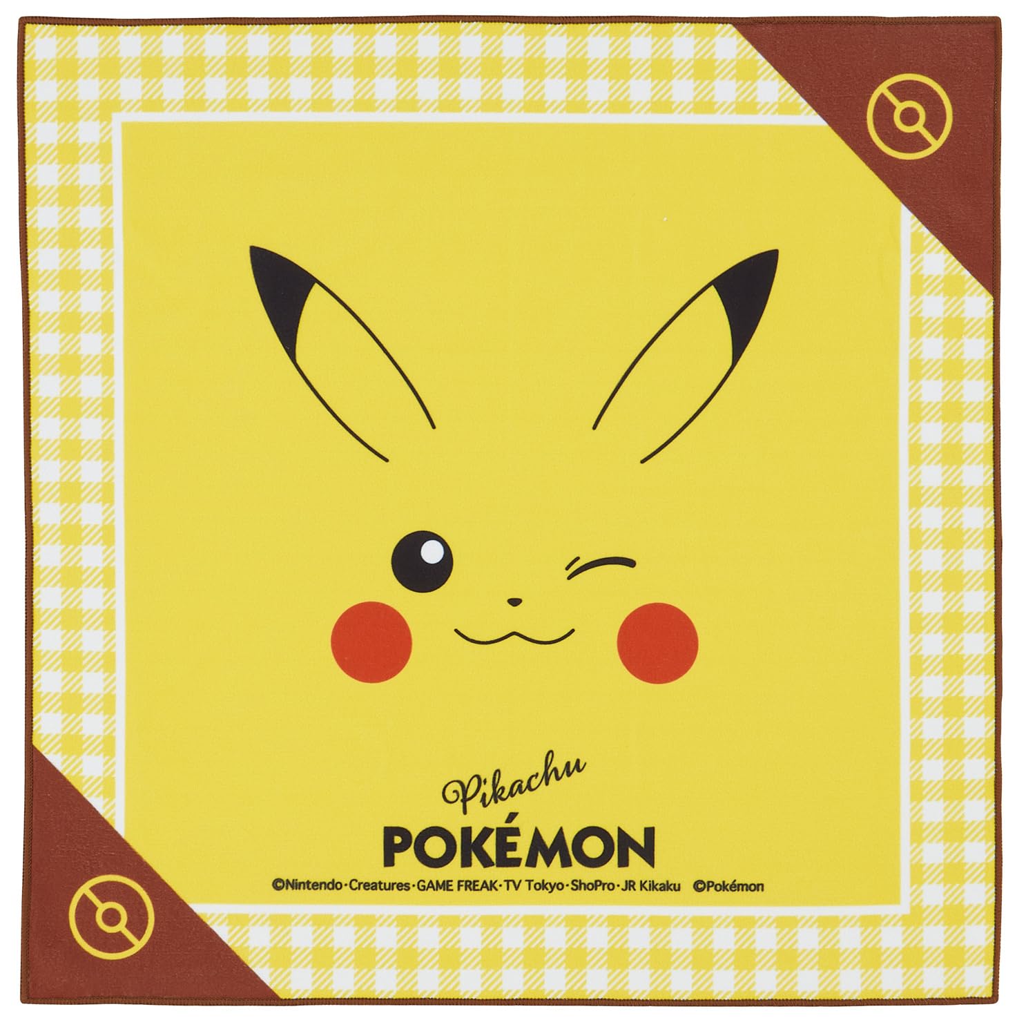 

Skater Самоклеящаяся ткань для ланча, Легко завязывать, Лицо Покемона Пикачу, 23, KBST43-A