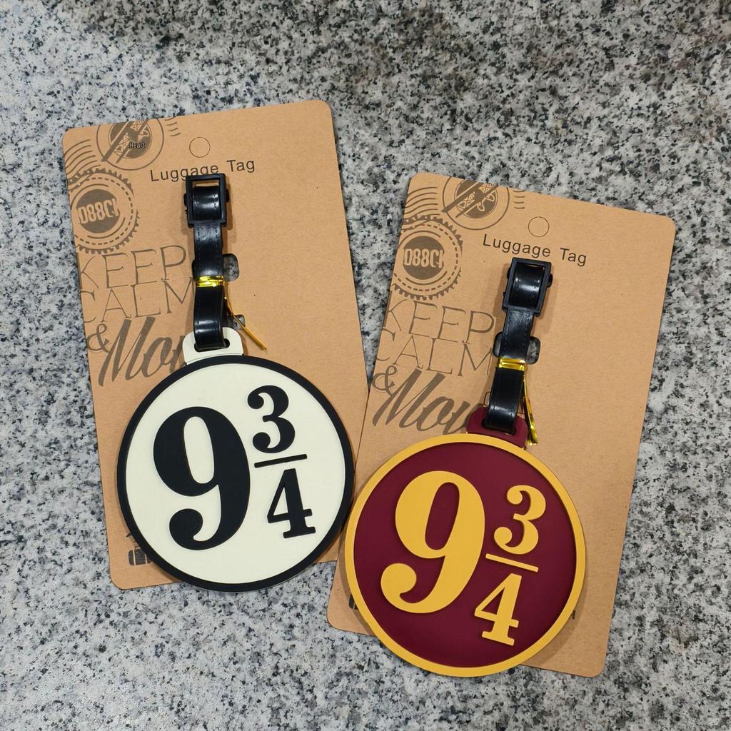 Etichetta per bagagli Accademia di Magia di Harry Potter: Design di Hermione e Ron