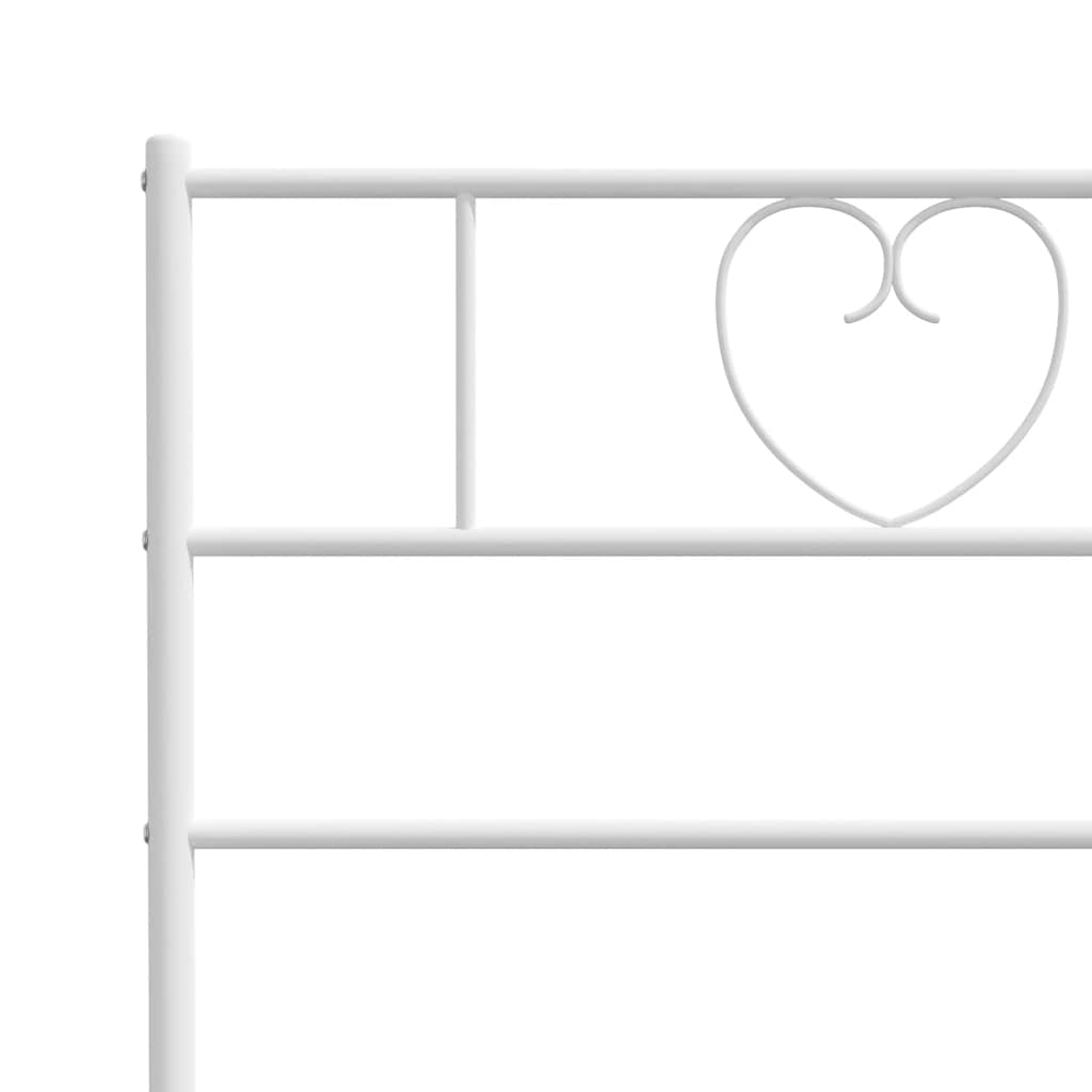 Replacement Headboard Metal White 200 Cm