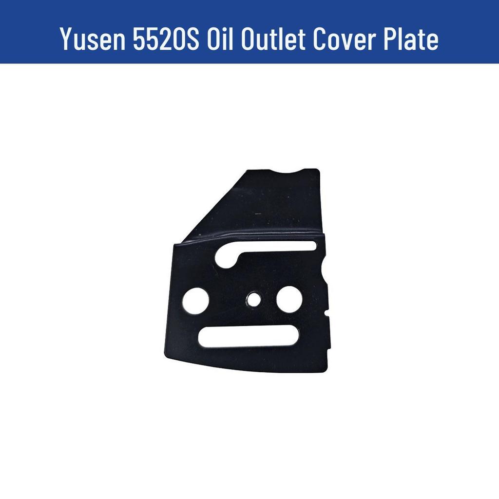 Yusen Chainsaw 5520 Parts: Cylinder, Carburetor, Clutch, Drive Disc, Pull Starter, Ignition Coil, Air Filter.