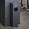 Entrance Trash Can Corridor Aisle Ashtray Cigarette Butt Collector Hotel Lobby Stainless Steel Vertical Elevator